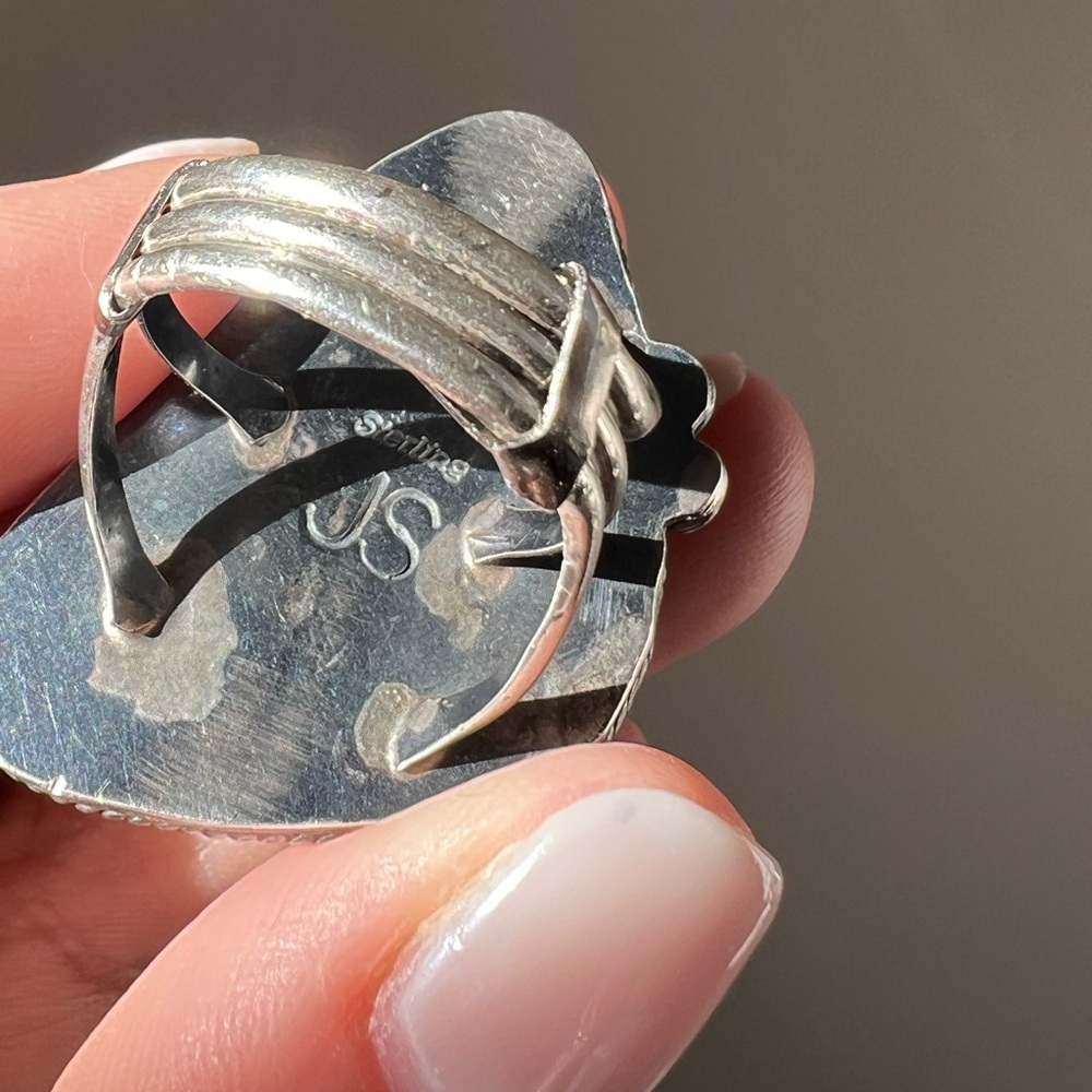Number 8 turquoise Ring - Picture 4 of 6
